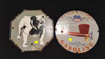 VINTAGE STYLE ENAMEL SIGNS