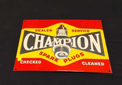 VINTAGE STYLE ENAMEL SIGN