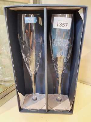 WATERFORD CHAMPAGNE FLUTES