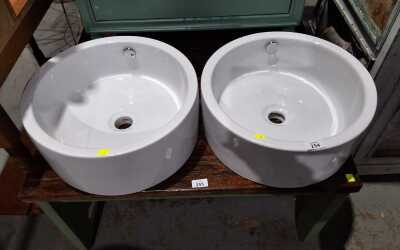 PAIR OF BASINS