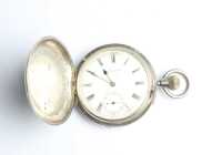 SILVER POCKET WATCH - 2