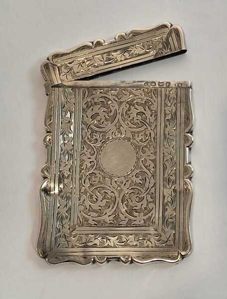 SILVER CARD CASE