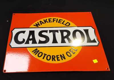 VINTAGE STYLE ENAMEL SIGN
