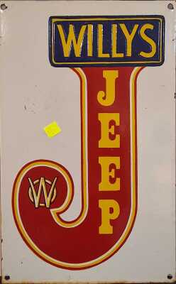 VINTAGE STYLE ENAMEL SIGN