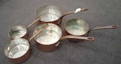 COPPER SAUCEPANS