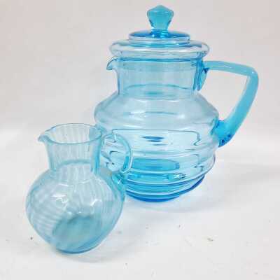 URANIUM GLASS JUGS