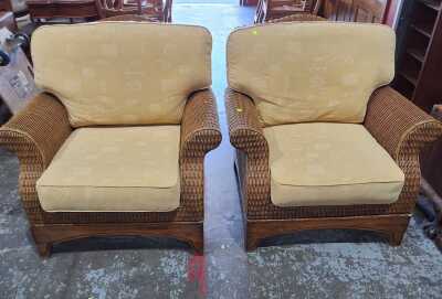 PAIR OF ARMCHAIRS