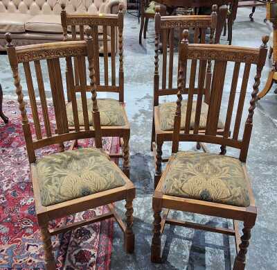 FOUR DINING CHAIRS
