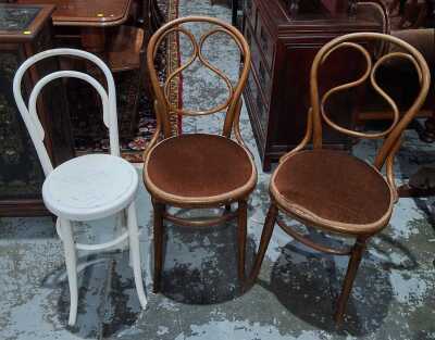 THREE BENTWOOD CHAIRS