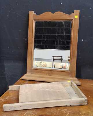 MIRROR AND WASHBOARD