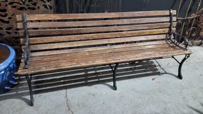 LONG GARDEN BENCH