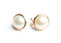 GOLD & PEARL EARRINGS