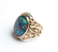 GOLD & OPAL RING - 2