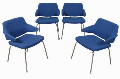 SET OF CONFERENCE ARMCHAIRS
