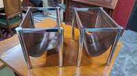 PAIR OF MAGAZINE RACKS