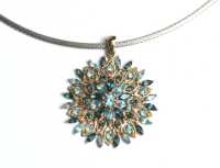 GOLD SAPPHIRE NECKLACE
