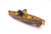 EARLY GERMAN (HESS) FLYWHEEL BATTLESHIP