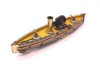 EARLY GERMAN (HESS) FLYWHEEL BATTLESHIP - 2