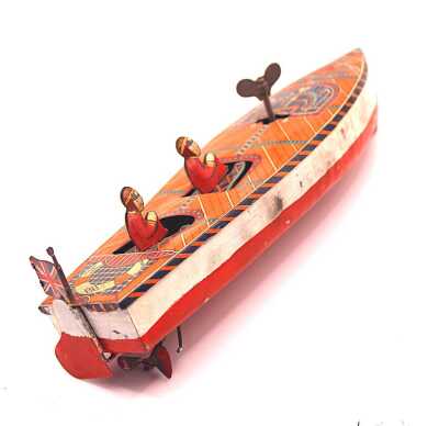 JAPANESE TIN TOY MOTOR BOAT