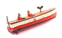 JAPANESE TIN TOY MOTOR BOAT - 2