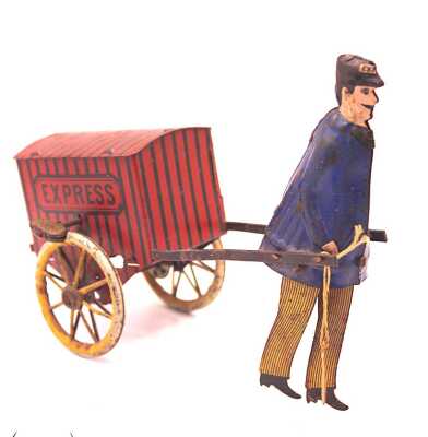 LEHMANN "THE EXPRESS MAN" TIN TOY