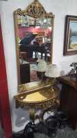 CONSOLE AND MIRROR