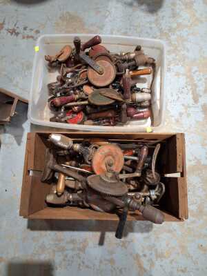 BOXES OF HAND DRILLS