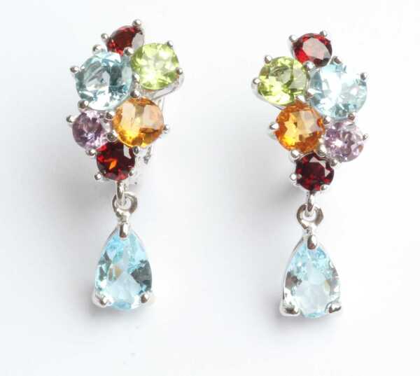 GEMSTONE EARRINGS