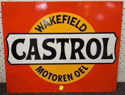 VINTAGE STYLE ENAMEL SIGN