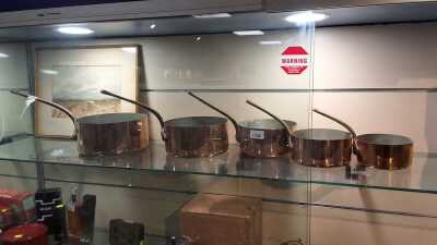 COPPER SAUCEPANS