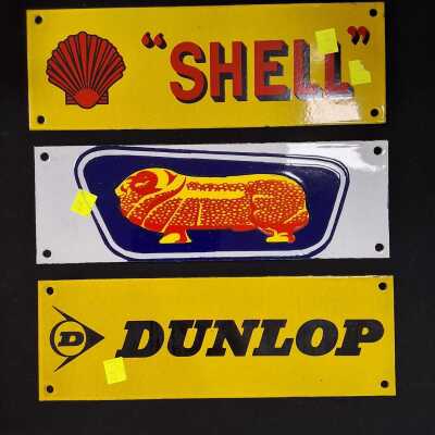 VINTAGE STYLE ENAMEL SIGNS