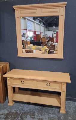 CONSOLE AND MIRROR