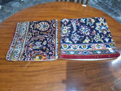 TWO PERSIAN CUSHIONS