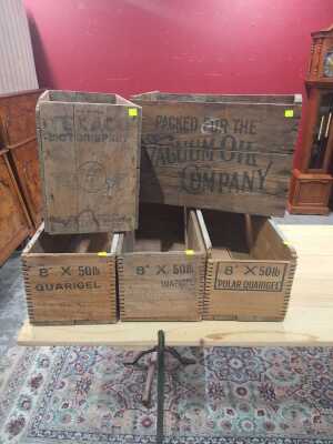 WOODEN CRATES