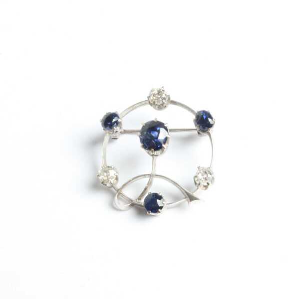 GOLD & DIAMOND BROOCH