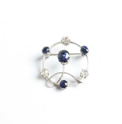 GOLD & DIAMOND BROOCH