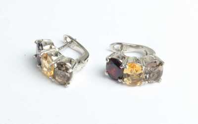 GEMSTONE EARRINGS