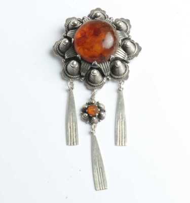 SILVER PENDANT/BROOCH
