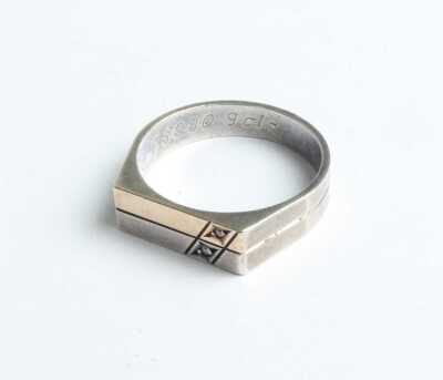 SILVER & GOLD RING