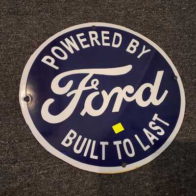 VINTAGE STYLE ENAMEL SIGN