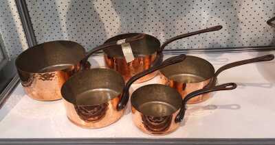 COPPER SAUCEPANS