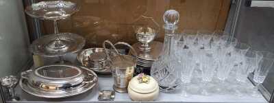 METAL AND GLASSWARE