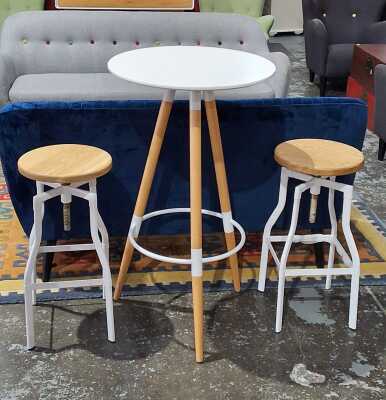 TABLE AND STOOLS