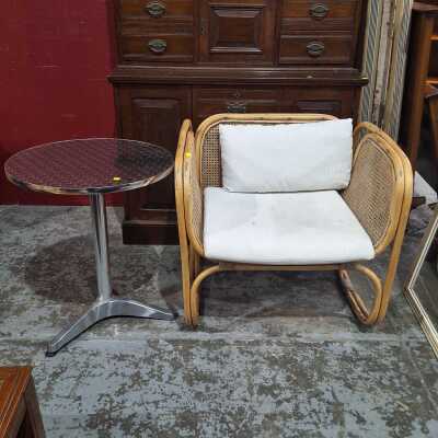 CHAIR AND TABLE
