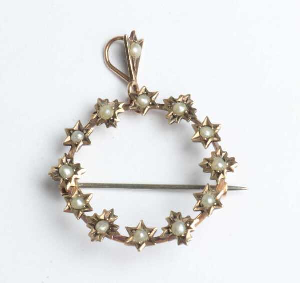 GOLD PENDANT/BROOCH