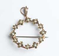 GOLD PENDANT/BROOCH