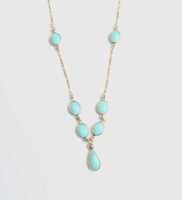 GOLD & TURQUOISE NECKLACE