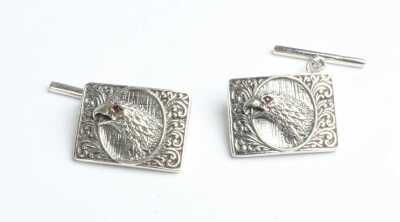 SILVER CUFFLINKS