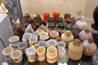 SALT & PEPPER SHAKERS AND EGGCUPS