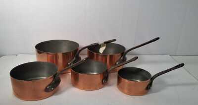 COPPER SAUCEPANS